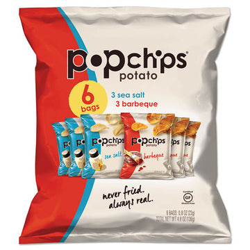 popchips® Potato Chips, Bbq Flavor, 0.8 Oz Bag, 24-carton freeshipping - TVN Wholesale
